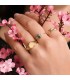 Anillo Topacio London Blue Glow Oro 18K - anillos con piedras preciosas, sortijas para mujer