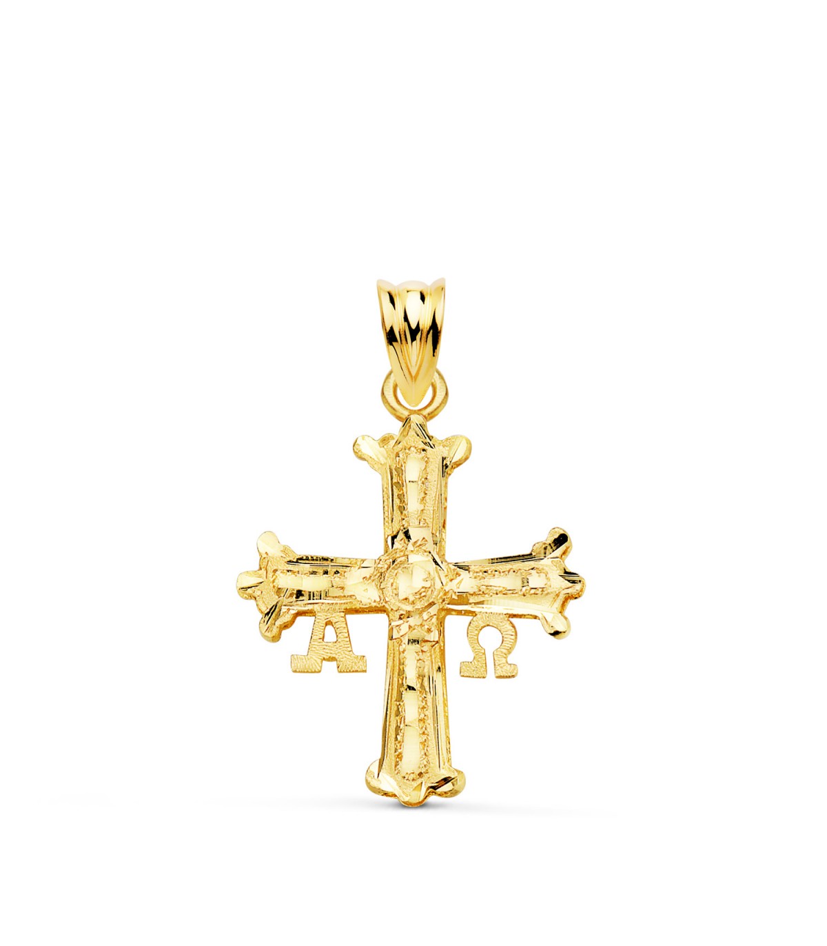 Kreuz des Sieges (Covadonga) 27 mm - Anhänger 750 Gold