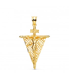 Christ Remedio de Ánimas Or Jaune 18K 35 mm