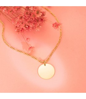 Medalla Paloma Oro 18K 18mm | colgantes personalizados, regalos para bebé