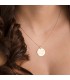 Medalla Paloma Oro 18K 18mm | colgantes personalizados, regalos para bebé