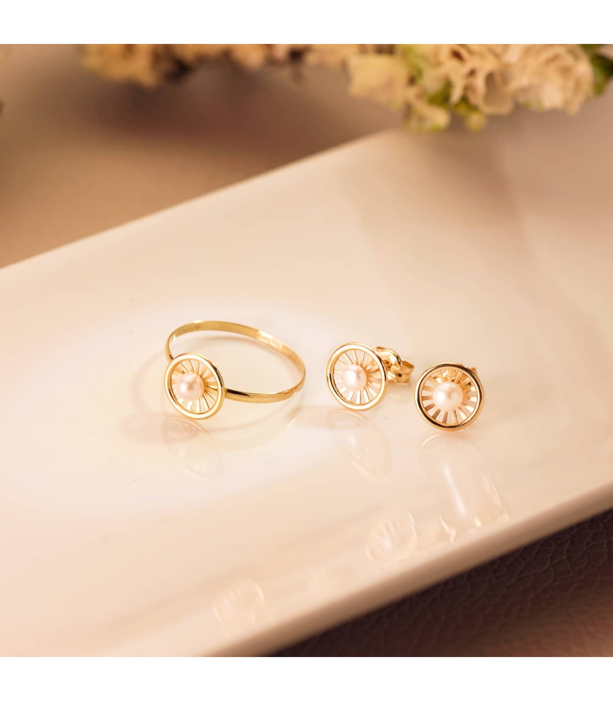 Juego de Comunión Oro Amarillo 18K Chloe Orla