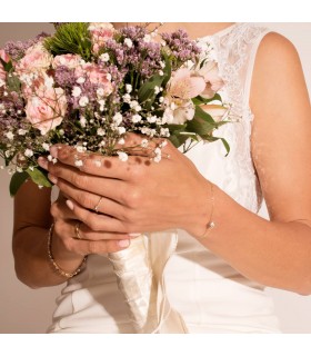 Pulsera Diamantes Chérie Oro 18K 0.015 Qtes.