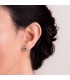 Diamant Ohrstecker Jasmin Smaragd | 750 Weißgold