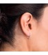 Pendientes de novia Lady Kelly Oro blanco 18k