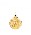 Médaille Vierge Coromoto Or 18k 18mm Bisel