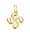 Colgante Lauburu Oro Amarillo 18K 20 mm
