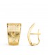 Pendientes Mujer Lapidados Oro 18K 18mm - cierre catalán
