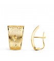Pendientes Mujer Lapidados Oro 18K 18mm