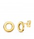 Pendientes Mujer Circle Oro 18K 9mm - pendientes de oreja, oro amarillo 18 kilates, joyas de mujer