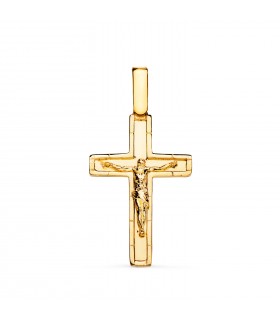 Kreuz 26 mm 18K, Artikl. 22270 | 750/- Goldkreuz Anhänger zur Taufe, Kommunion, Geburt
