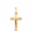 Colgante Cruz Cristo Oro 18K 26mm