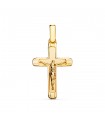 Colgante Cruz Cristo Oro 18 K 25 mm