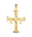Croce di Covadonga oro giallo 18 Kt 40 mm