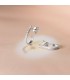 Pendientes de novia Lady Kelly Oro blanco 18k