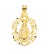 Medalla Virgen del Rocío Orla Oro 18 K 30 mm - blanca paloma - reina de las marismas - medalla religiosa oro