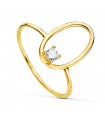 Bague Meraki Or 18K Ovale