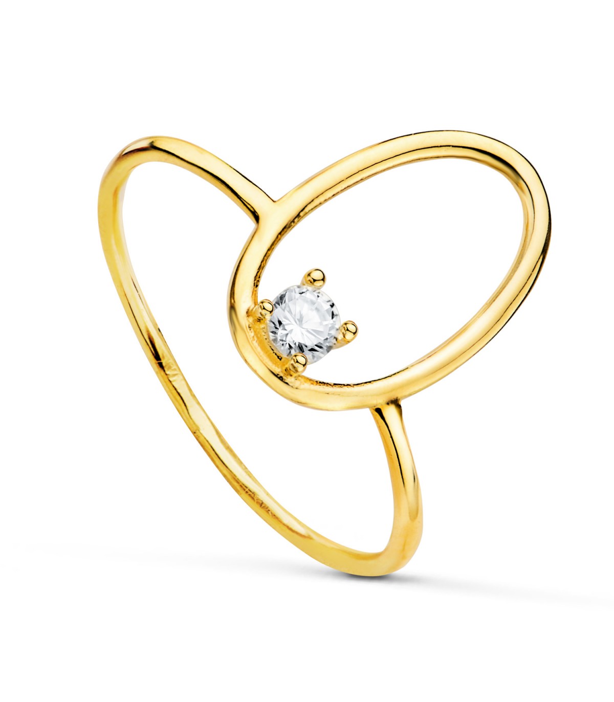 Anillo lanzadera - Anillo Meraki Oro 18K Oval - anillos y sortijas para mujer