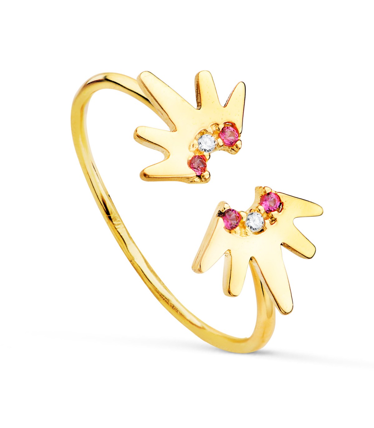 Anillo abierto - Anillo Meraki Oro 18K Alas - anillos y sortijas para mujer
