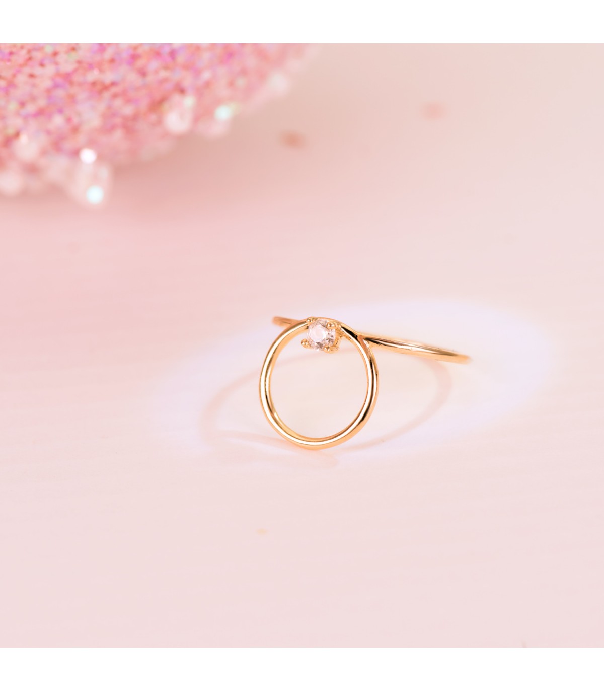 Anillo lanzadera - Anillo Meraki Oro 18K Círculo - anillos y sortijas para mujer