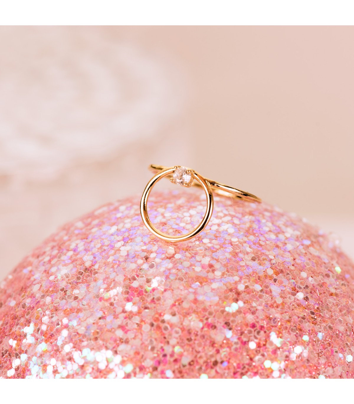 Anillo lanzadera - Anillo Meraki Oro 18K Círculo - anillos y sortijas para mujer