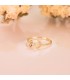 Anillo con piedras de colores - Anillo Abierto Meraki Oro 18 K Luna Tutti Frutti - anillos y sortijas para mujer