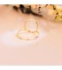 Anillo Meraki Oro Bicolor 18K Círculo - sortijas de mujer
