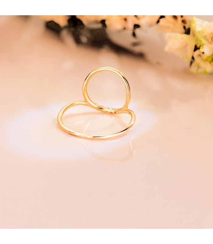 Bague Meraki Or Bicolore 18K Cercle