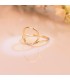 Anillo Meraki Oro Bicolor 18K Círculo - sortijas de mujer
