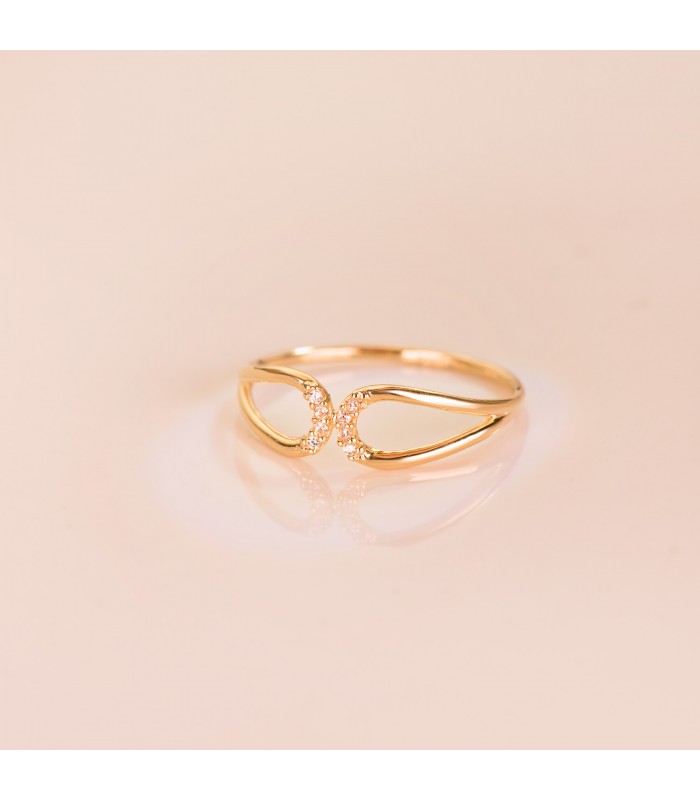 Bague Meraki Or 18K Double