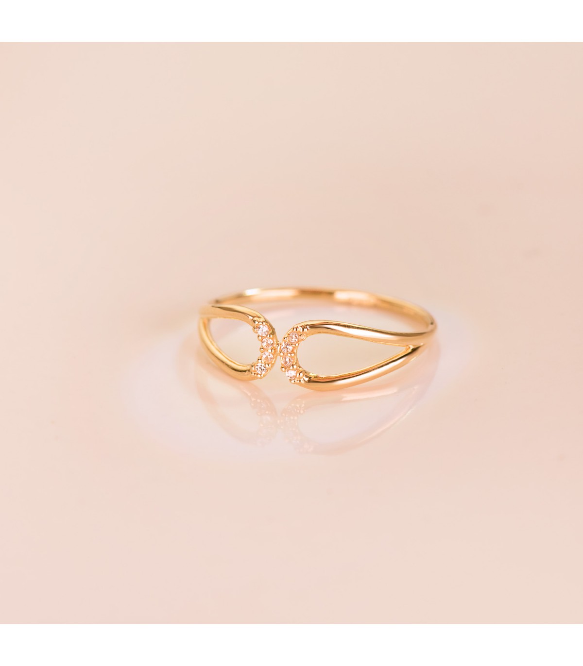 Bague Meraki Or 18K Double