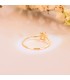 Anillo Meraki Oro 18K Lazo Peridoto - sortijas de mujer - anillos con piedras preciosas