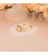 Anillo Meraki Oro 18K Lazo Peridoto - sortijas de mujer - anillos con piedras preciosas