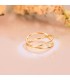 Anillo X Meraki Oro Bicolor 18K  - sortijas de mujer