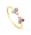 Anillo Meraki Abierto Oro 18K Tutti Frutti
