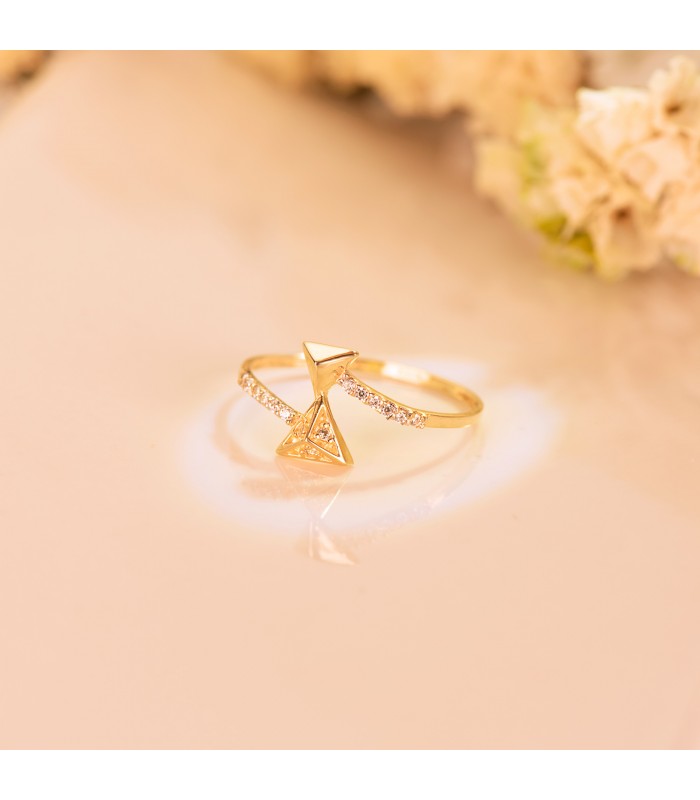 Anillo Meraki Flecha Oro 18K - anillos y sortijas para mujer