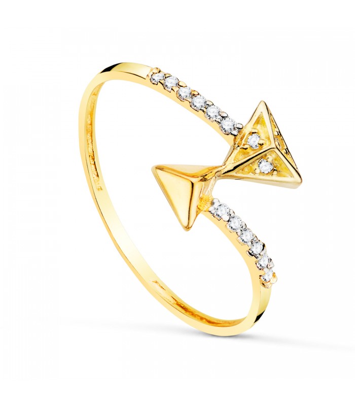 Anillo Meraki Flecha Oro 18K - anillos y sortijas para mujer