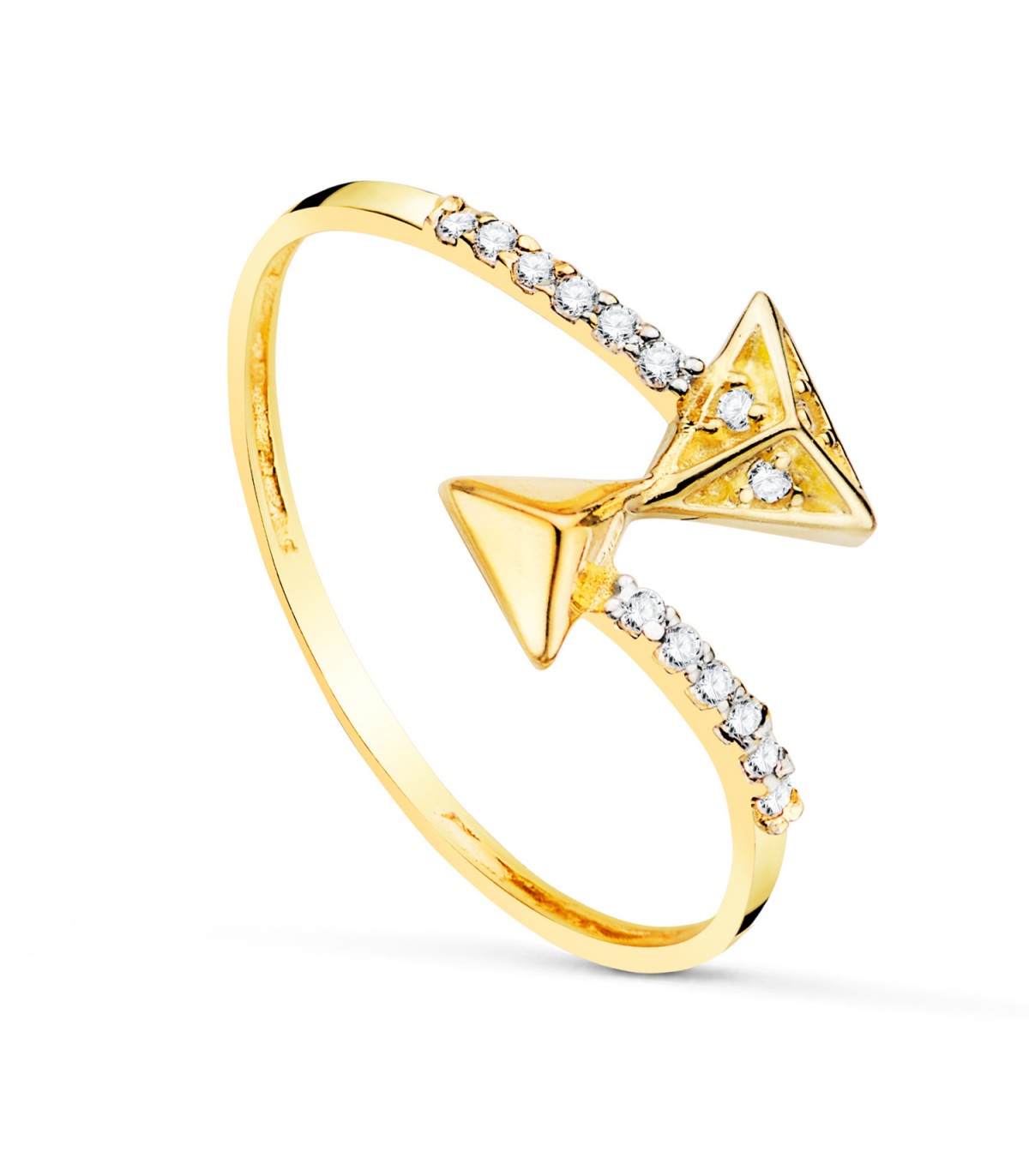 Anillo Meraki Flecha Oro 18K - anillos y sortijas para mujer