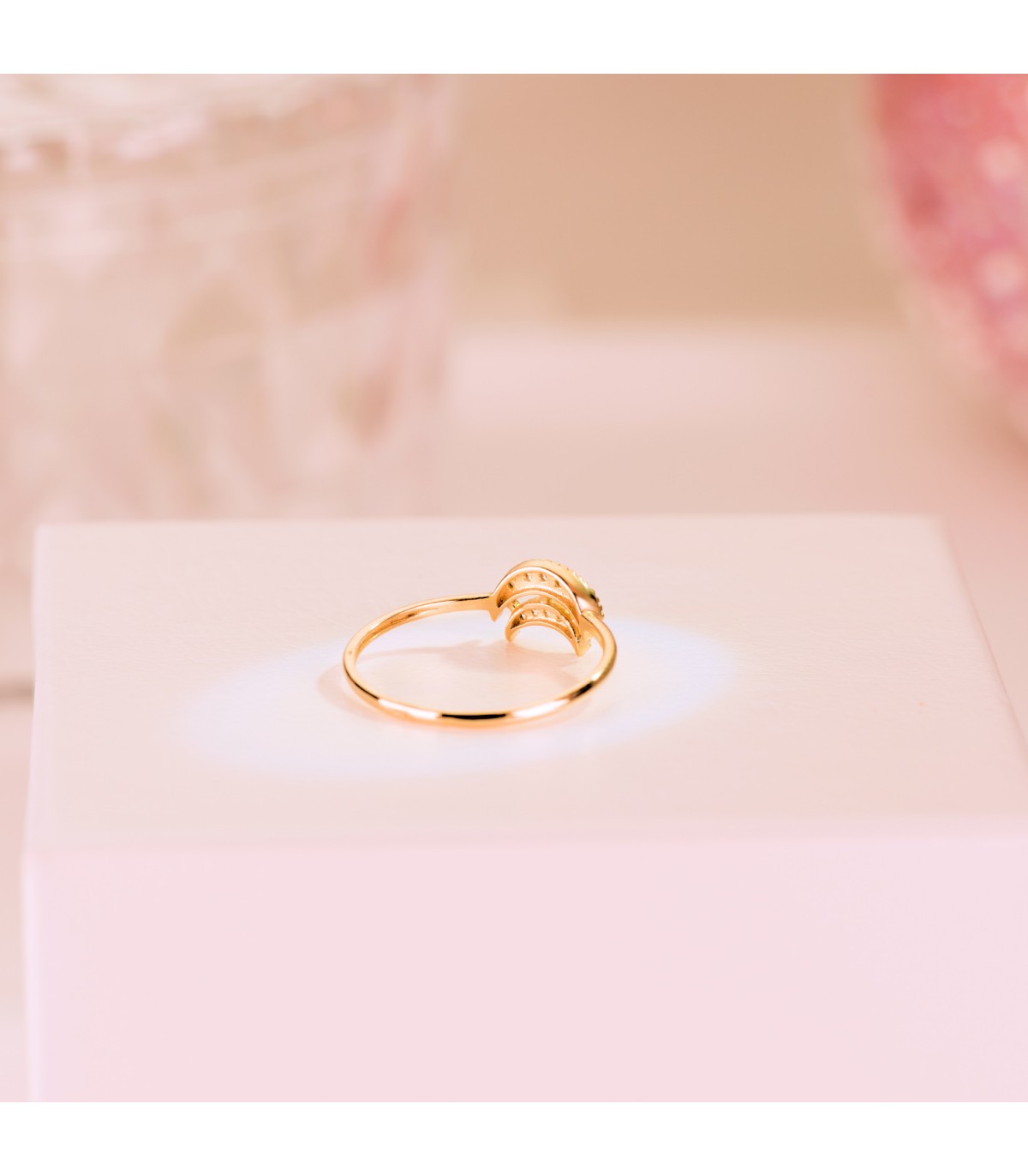 Anillo Meraki Luna Oro 18K - anillos y sortijas para mujer