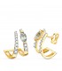 Pendientes de mujer Oro 18K Topacio Azul