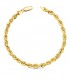 Pulsera Cordón Salomónico Oro 18K 20 cm | pulsera cadena |ALDA JOYEROS, joyería online