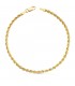 Pulsera Cadena Cordón Oro 18K 3mm 19cm | pulsera cadena |ALDA JOYEROS, joyería online