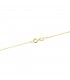 Cadena Choker Forzada Cubos 1 mm 18K 38cm - Gargantillas de moda - cadena mujer, cadenilla oro