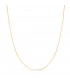 Cadena Choker Forzada Cubos 1 mm 18K 38cm - Gargantillas de moda - cadena mujer, cadenilla oro