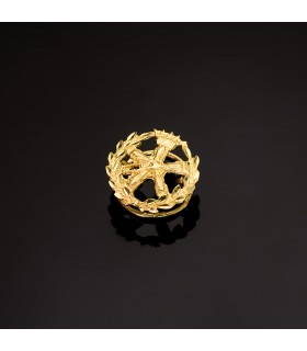 Insignia profesional Ingeniería Aeronáutica - Pin profesiones - carreras universitarias - emblema, escudo de oro