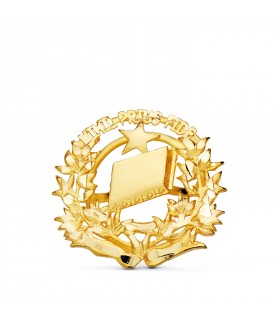 Insignia profesional Notaría Oro 18K - carreras universitarias - emblema, escudo de oro