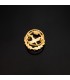 Insignia profesional Filosofía Oro 18K - Pin profesiones - carreras universitarias - emblema, escudo de oro