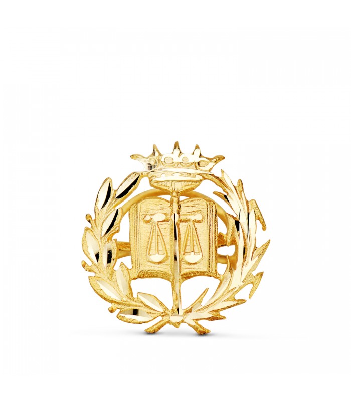 Broche professionnelle Droit Or 18K
