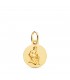 Colgante Horóscopo Acuario Oro 18K 13mm - Signo del zodiaco - Medalla de oro