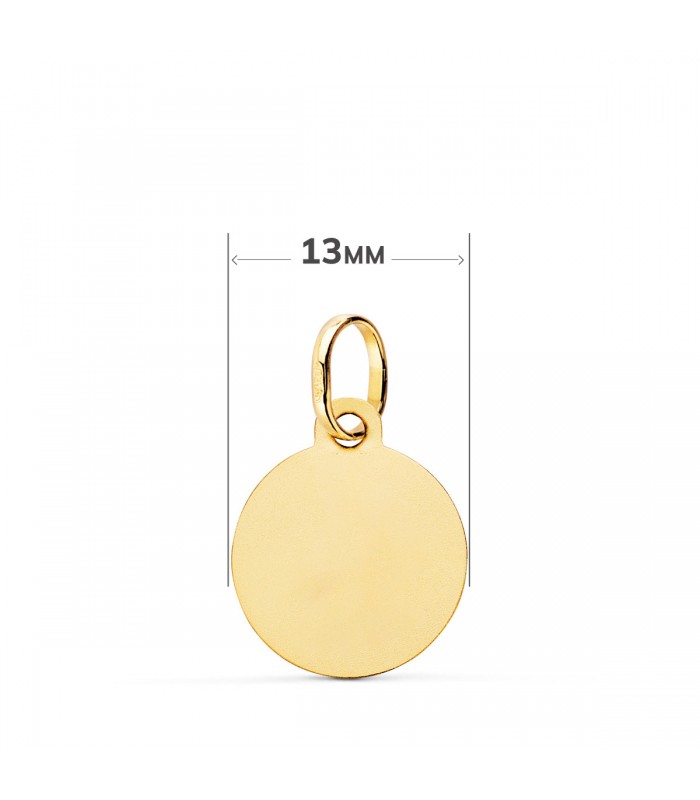 Pendentif Zodiaque Bélier Or 18K 13mm Mate